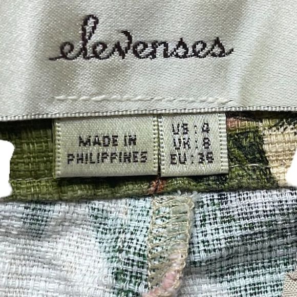 Anthropologie Elevenses Ranunculus Bloom shorts sz 4 - Picture 6 of 16